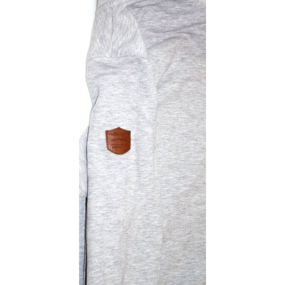 Wanakome Hoodie XL Gray Cowl Neck Zip Outdoor Casual Cozy Aesthetic - Picture 7 of 9